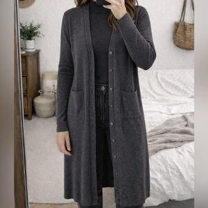 Naadam Tank & Duster Cardigan Matching Set Sz S